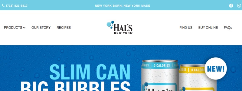 Hal's New York homepage screenshot